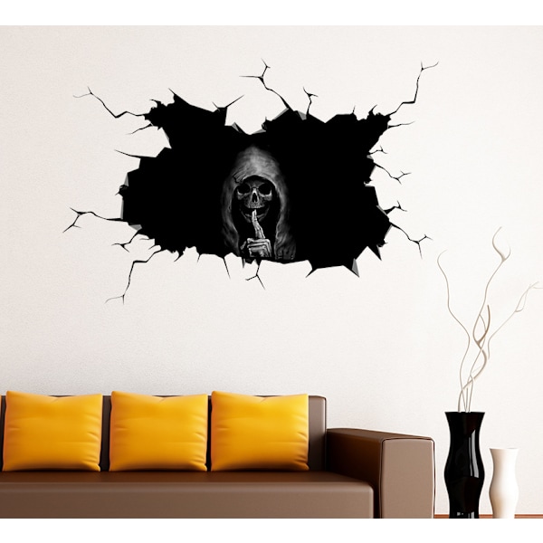 Halloweenin koristeelliset seinätarrat, 3D Halloweenin seinätarrat, Halloween-koriste olohuoneeseen