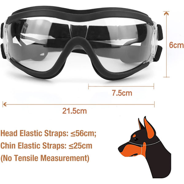 Hunde Goggles Udendørs Øjenbeskyttelse Justerbar Rem Nem at