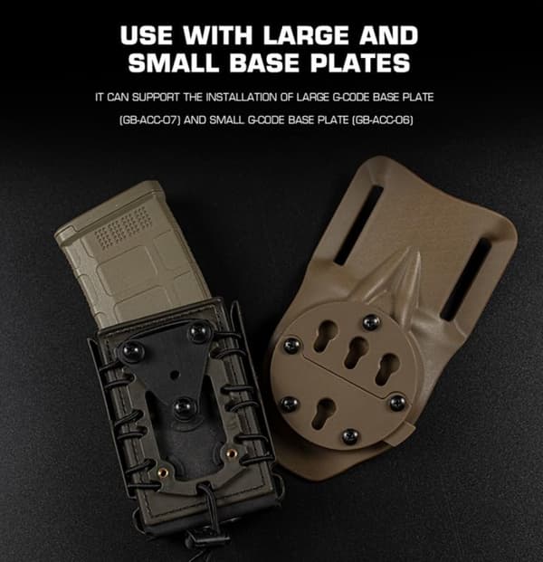 Code G Tactical RTI Duty Mount System Tilbehør Jagt Magasiner Militær Bærbar Udendørs Skydeudstyr Nylon