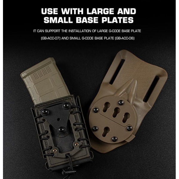 Code G Tactical RTI Duty Mount System Tillbehör Jakt Magasin Militär Portabel Utomhus Skytteutrustning Nylon