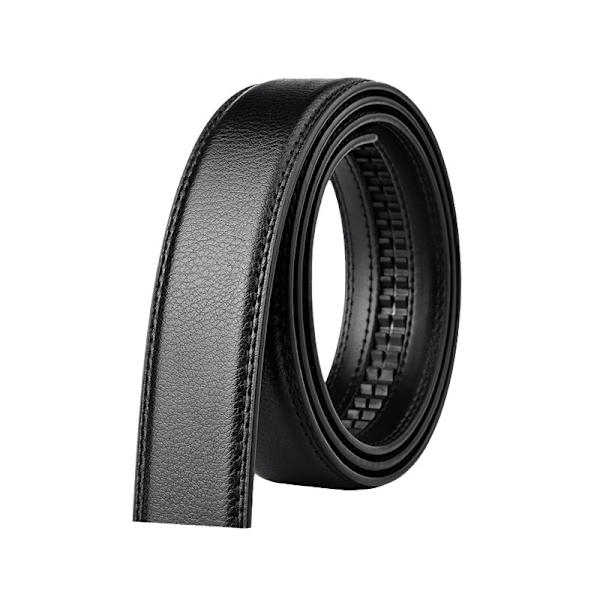 Automatisk spennebelte for menn, 36 mm bredt skinnbelte uten spenne