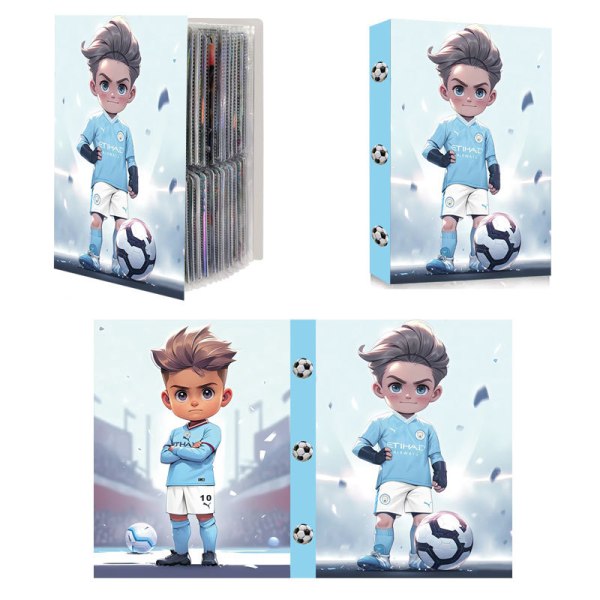 (G)Football Star Card Album - 240 st Star Card Box Collection Al