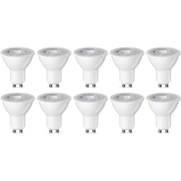 Basics GU10 LED -spottilamppu, 4,7 W (vastaa 50 W), lämmin valkoinen