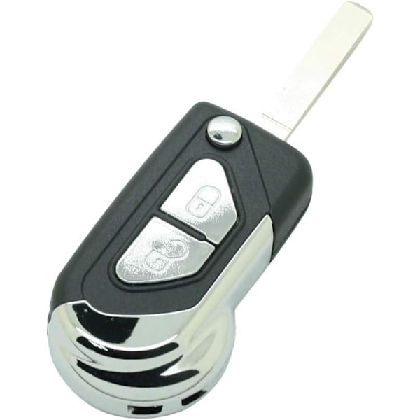 VA2-bladersättning nyckelskal kompatibel med CITROEN DS3 C3 Keyless Entry Remote Flip Ke 2 Button