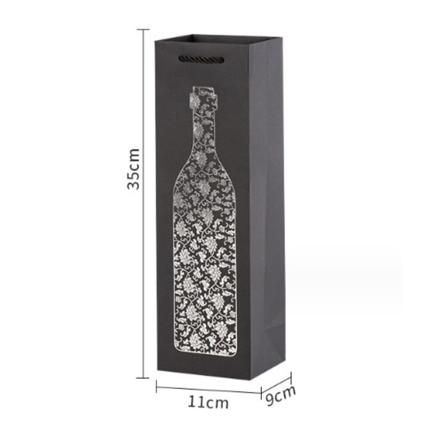 Silverflaska 40 x 12 x 9 cm Silverflaska 10 flaskväska present Ba