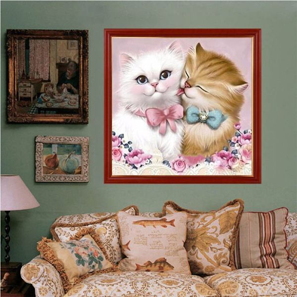(30x40cm)DIY 5D Diamantmålning Broderi Korsstygn Cra