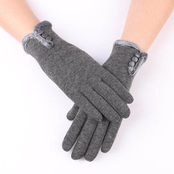 Naisten talven lämpimät hanskat, joissa on herkkä kosketusnäyttö tekstiviestien tekstitys Fin