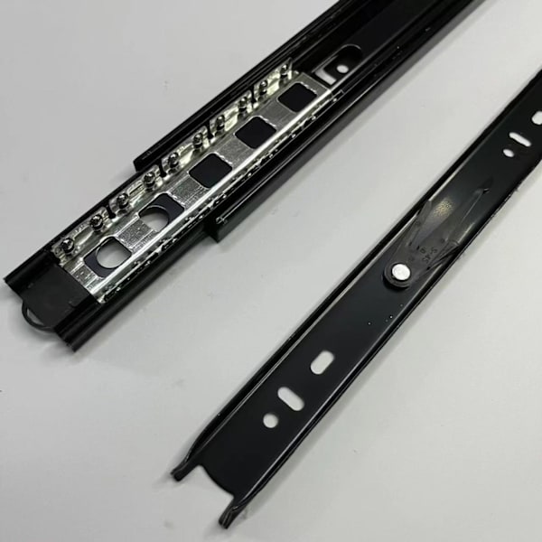 8 tommer - 2 stk - Full Extension Damping Skuffeskinner for Møbler W