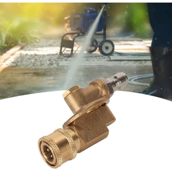 Pikaliitettävä kääntyvä liitin Säädettävä 4500psi painepesurin suutin puutarhatarvikkeet.