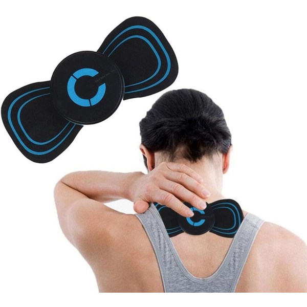 Elektrisk nakkemassager 2 stk. Mini cervical rygsøjle massager måtte port
