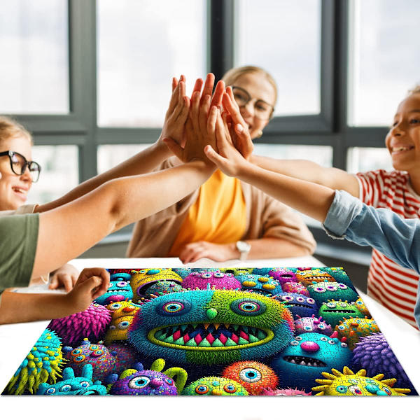 1000 bitars pussel 1000 bitars pusselspel Heminredning pussel Colorful Creatures