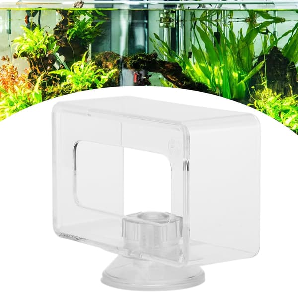 Anti-Flydende Akvariefoderring Transparent Fiskefoder Akryl Fiskefoder Fiskefoderring Ringe