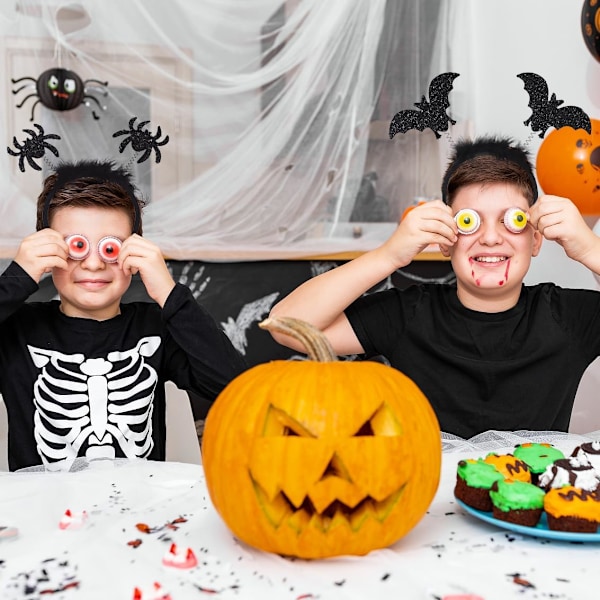 Halloween Edderkop Pandebånd til kvinder Edderkoppevæv Pandebånd Cosplay Maskerade Edderkop Hårbøjle Kostume Tilbehør