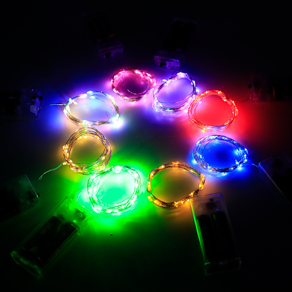 LED-valoköynnös lahjapakkauksen koristeluun (värikäs)