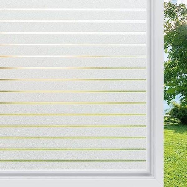 Window Privacy Film, Frosted Glass Window Film, Window Frosting Film, Decorative Front Door Covering, Anti-UV Static Cli