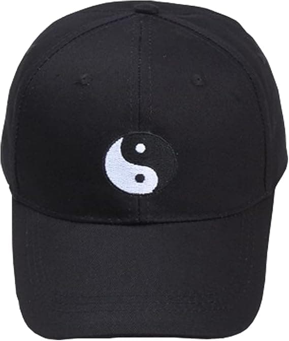 1 st  Baseballkeps i bomull med bräda, Tai Chi-broderi