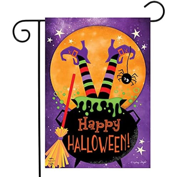 Lane Halloween Dekorationer - Trädgårdsflaggor - Höstträdgårdsflaggor för Utomhus - Halloween Trädgårdsflaggor - Spöklika Flaggor för Hallen