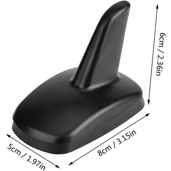 Car Shark Fin Antenna Decoration, Black Shark Fin Roof Antenna De