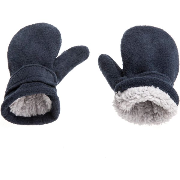（L） Baby vintervantar Fleecefodrade toddler varma mjuka handskar