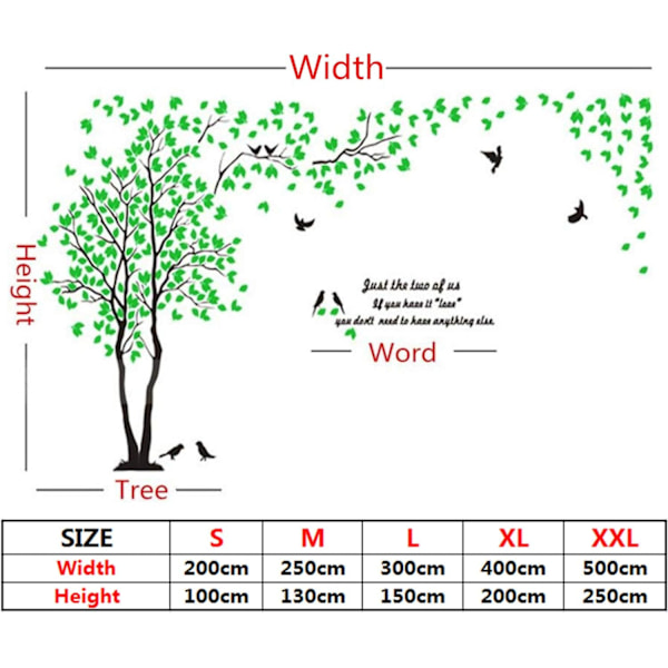Blå Dröm Arbre Väggdekal 3D DIY Väggdekal Konst Hem De