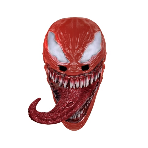 Superhelt Venom Maske, Uhyggelig Kostume Prank Fest Creepy Venom Super Latex Maske til Voksne Mænd og W