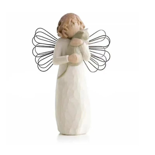 Coscelia Willow Angel of Friendship Ornament Carved Figure (