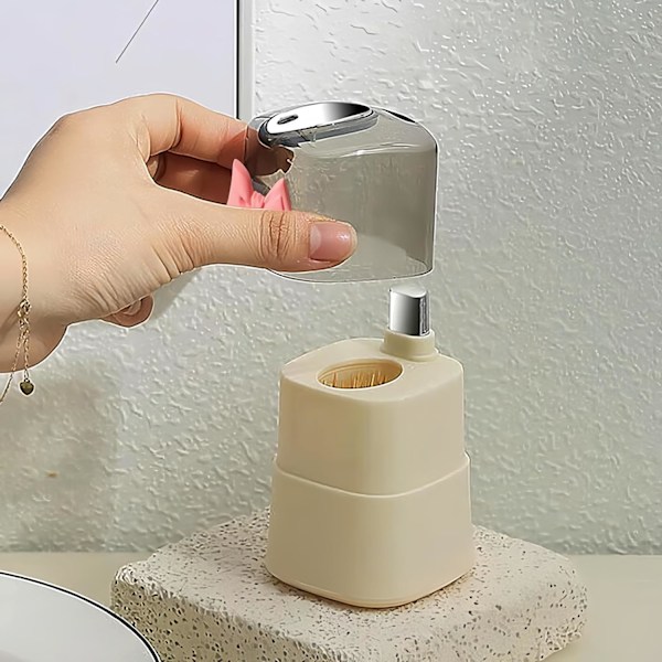 Tandpetshållare, Tandpetare Dispenser, Pop-up Automatisk Tandpetare Dispenser, Automatisk Tandpetare Dispenser för Kök, Restaurang, Hotell (Fluga)