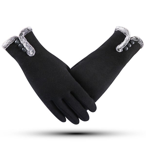 Kvinders varme vinterhandsker med touch screen følsomme fingre