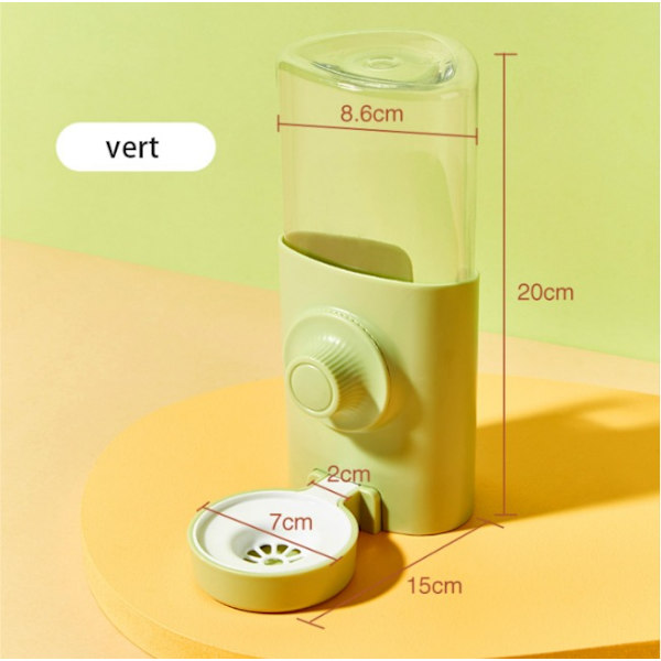 1PC Grön Automatisk Vattendispenser för Husdjur, Vattendispenser för Kaniner