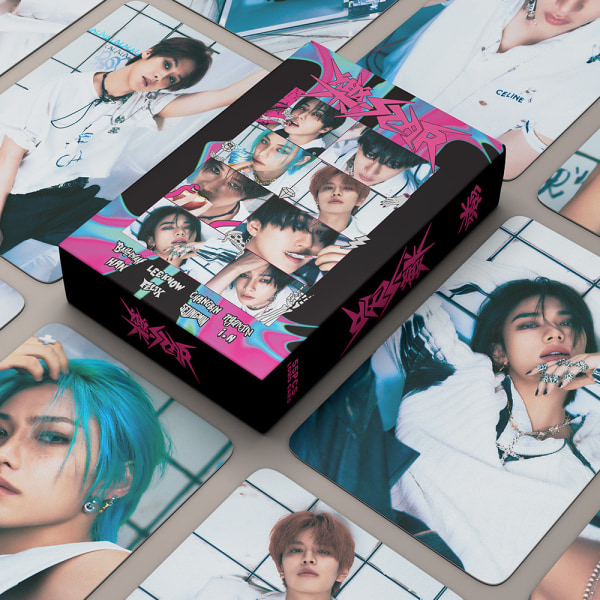 Kpop Stray Kids 55 Lomo Cards Pack - Albumitarrat ja Lomo-kortti