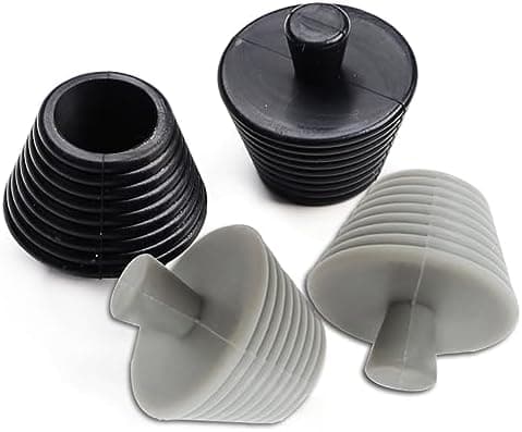 Gativs 4 stk. Universal Afløbspropper Gummi Vaskeprop Universal Badekarsprop Badekarafløbsprop Affaldsrørsforseglingsprop