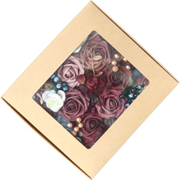 Kunstige Blomster Falske Bryllupsblomster Kombineret til DIY Bouque