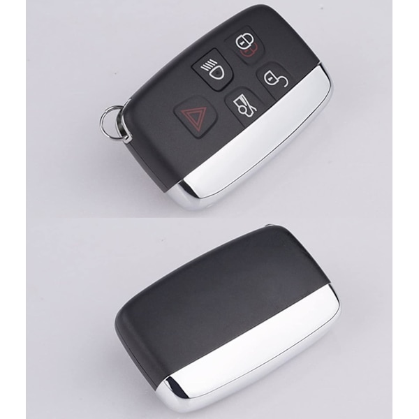 5 knappers nøkkeldeksel fob skall erstatning for Land Rover Range Rover Evoque Discovery 4 Freeland