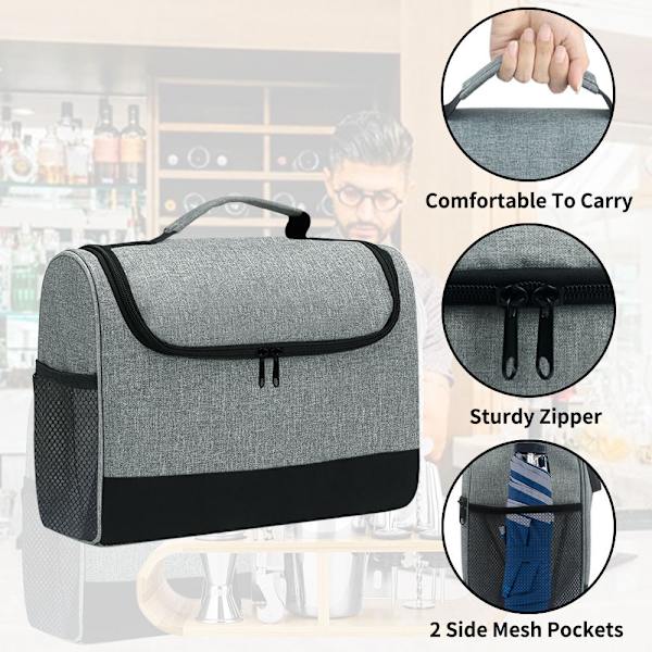 Reise bartender sett bar verktøy bag bartender sett reise bag