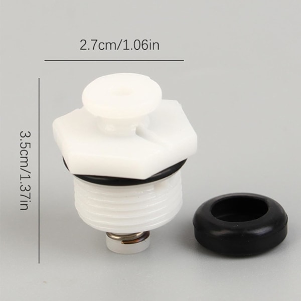 (3,5×2,7×2,7cm) 2x Högtryckstvättspumphuvud, Tryckströmbrytaranslutning