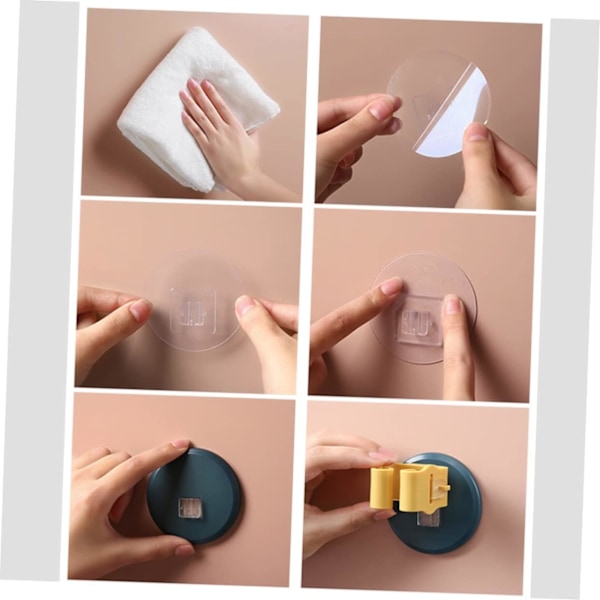 3 kpl Imuripidikkeen Kiinnitys Mop-Pihdit Saumaton Teline Mop-Luutapidike Mop-Luutapihdit Mop-Pihdit