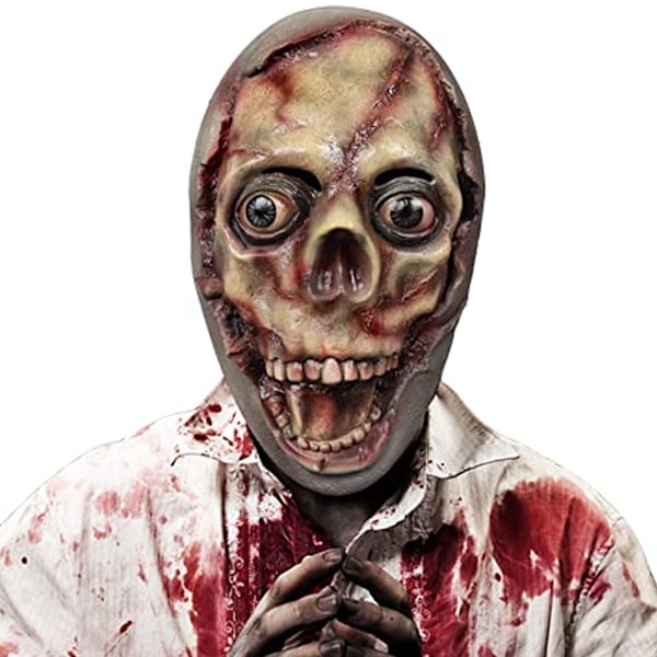 Halloween Horror Hovedbeklædning Atmosfære Legetøj Ond Thriller Hudløs Ansigtsløs Maske Hovedbeklædning Mænd Kvinder