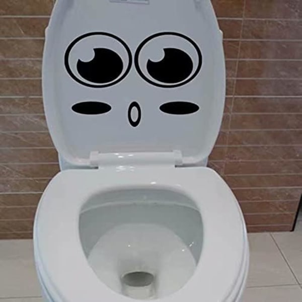 2 kpl Hymiötarrat, Seinätarra WC:hen, Huoneeseen
