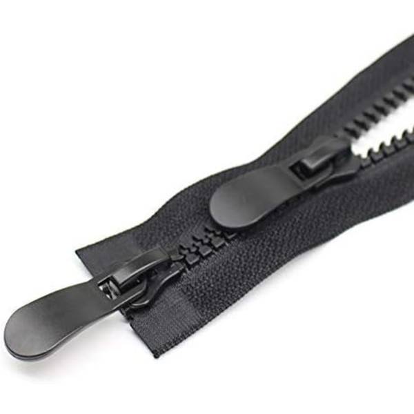 70cm #8 Separable Zipper Zipper Heavy Duty Plast Lynlåse (70cm)