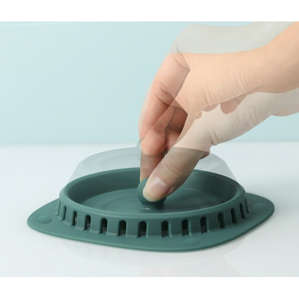 3 st djupa gröna duschbrunnsproppar - Anti-Clog - Diskfilter -