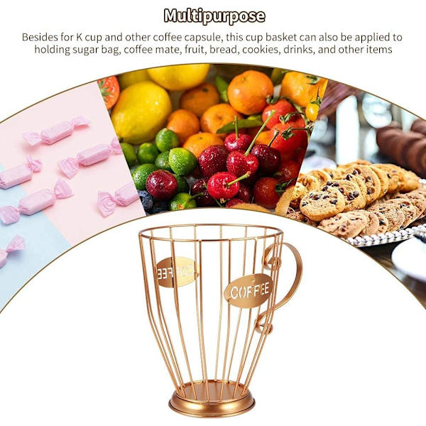 Kaffekapselkorg, Kaffeepad-Organizer, Original Design Coff