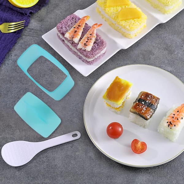 Maker Press Form, Onigiri Form Sushi Ris Maker, Lunsjkjøtt Ris Risball Form (1 pakke)
