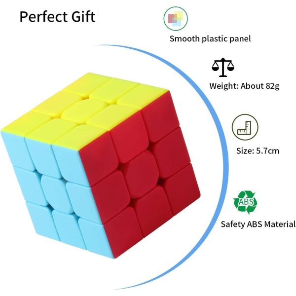 3x3 magisk kube, Warrior S Speed ​​Cube Puzzle Frosted Speed