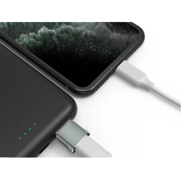 Grå 1-delad USB-hane till hona-adapterlegering TYPE-C hona till USB A hane till C hona-adapter Kompatibel