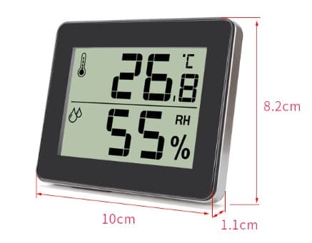 Minimalistisk temperatur- och hygrometer digital termometer för Smart