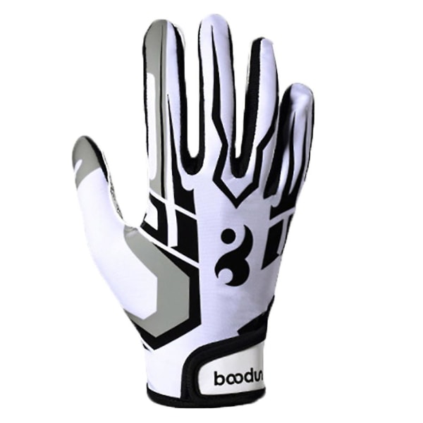 Vita Boodun Unisex Rugby Full American Football Handskar (S)