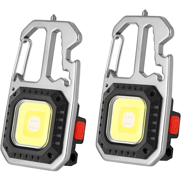 Miniatyr återuppladdningsbar LED-arbetslampa 800 lumen mini ficklampa,