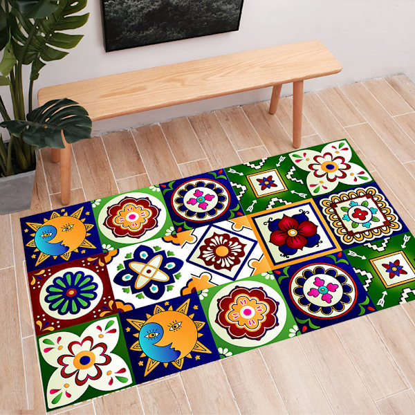 20 arkkia (15 x 15 cm) Mandala-seinätarroja - PVC - Vedenpitävä（tyyli 7）