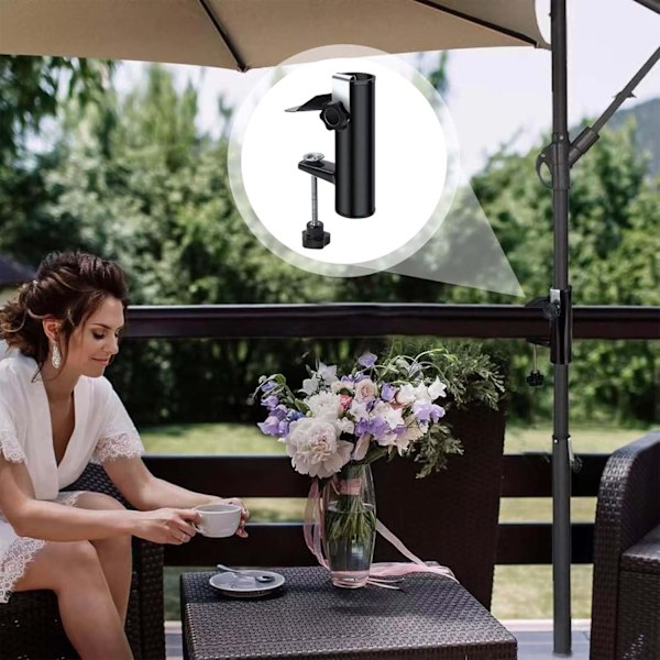 2 stk. Multifunktionel og Bærbar Udendørs Parasolfod, Ideel til Terrasse, Udendørs Arrangementer og Camping
