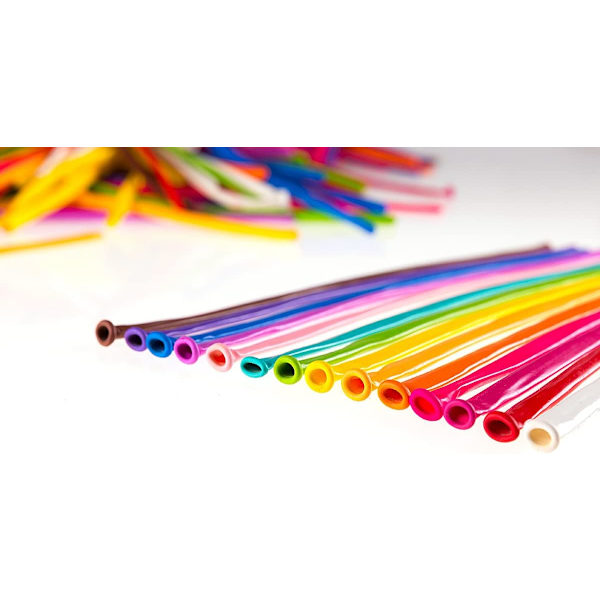 200 stk Latex Twisting Balloner 260Q Magic Balloner Assorterede Farver Lange Balloner til Dyrefigurer Fest Dekorationer